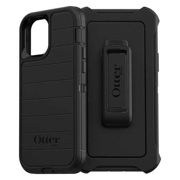 Otterbox Defender Series Pro Phone Case For Apple Iphone 12 Iphone 12 Pro Black Walmart Com Walmart Com