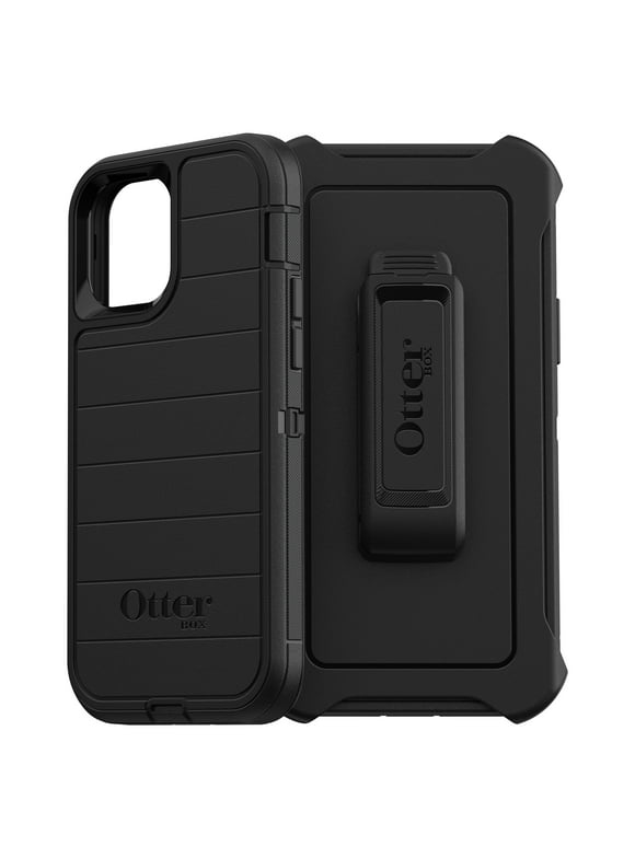 OtterBox Defender Series Pro Phone Case for Apple iPhone 12, iPhone 12 Pro - Black