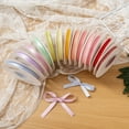 thumbnail image 3 of Firefly Hope 0.4 Inch x 25 Yards Polka Dot Grosgrain Ribbon, Spool Craft Ribbon for Christmas Gift Wrapping, DIY Crafts & Wedding Decor, Beige, 3 of 5