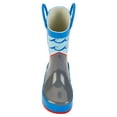 thumbnail image 4 of Wonder Nation Toddler & Little Boy Shark Attack Rain Boots, 4 of 6