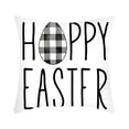 thumbnail image 1 of Ohufall Easter Pillowcase With Hidden Zipper Perfect For Easter Home Decorations Easter Office Decor And Family Spring Holiday Gift, 1 of 6