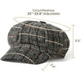 thumbnail image 4 of Newsboy Hats for Women Winter Beret Hat Classic Newsboy Caps Retro Fashion French Hats for Women, 4 of 6