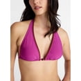 thumbnail image 4 of Time and Tru Women's Triangle Halter Bikini Top, Sizes XS-XL, 4 of 5