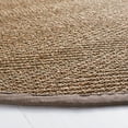 thumbnail image 4 of SAFAVIEH Natural Fiber Maisy Solid Area Rug, Natural/Grey, 6' x 6' Round, 4 of 10