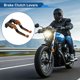 thumbnail image 2 of Palancas de freno y embrague cortas largas para Kawasaki ZX14R 2006-2017, palanca de freno ajustable de motocicleta, aleación de aluminio, cabeza naranja, mango negro, 2 of 6