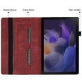 thumbnail image 2 of Allytech Case for Samsung Galaxy Tab A9+ 11.0" 2023 (SM-X210 / SM-X215 / SM-X216) with Pen Holder & Card Pocket, Kickstand Multi-Angle Viewing Shockproof Slim Soft TPU Back Cover Case, Winered, 2 of 9