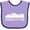 Lavender and Purple, variant on Inktastic Kansas City Missouri Skyline MO Cities Boys or Girls Baby Bib