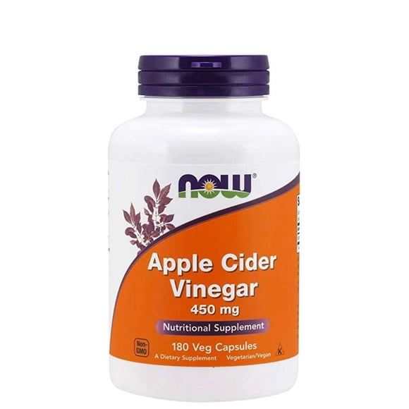 Vitaminas Now Vinagre de manzana 450mg 180 Cápsulas Now Vinagre de manzana 450mg