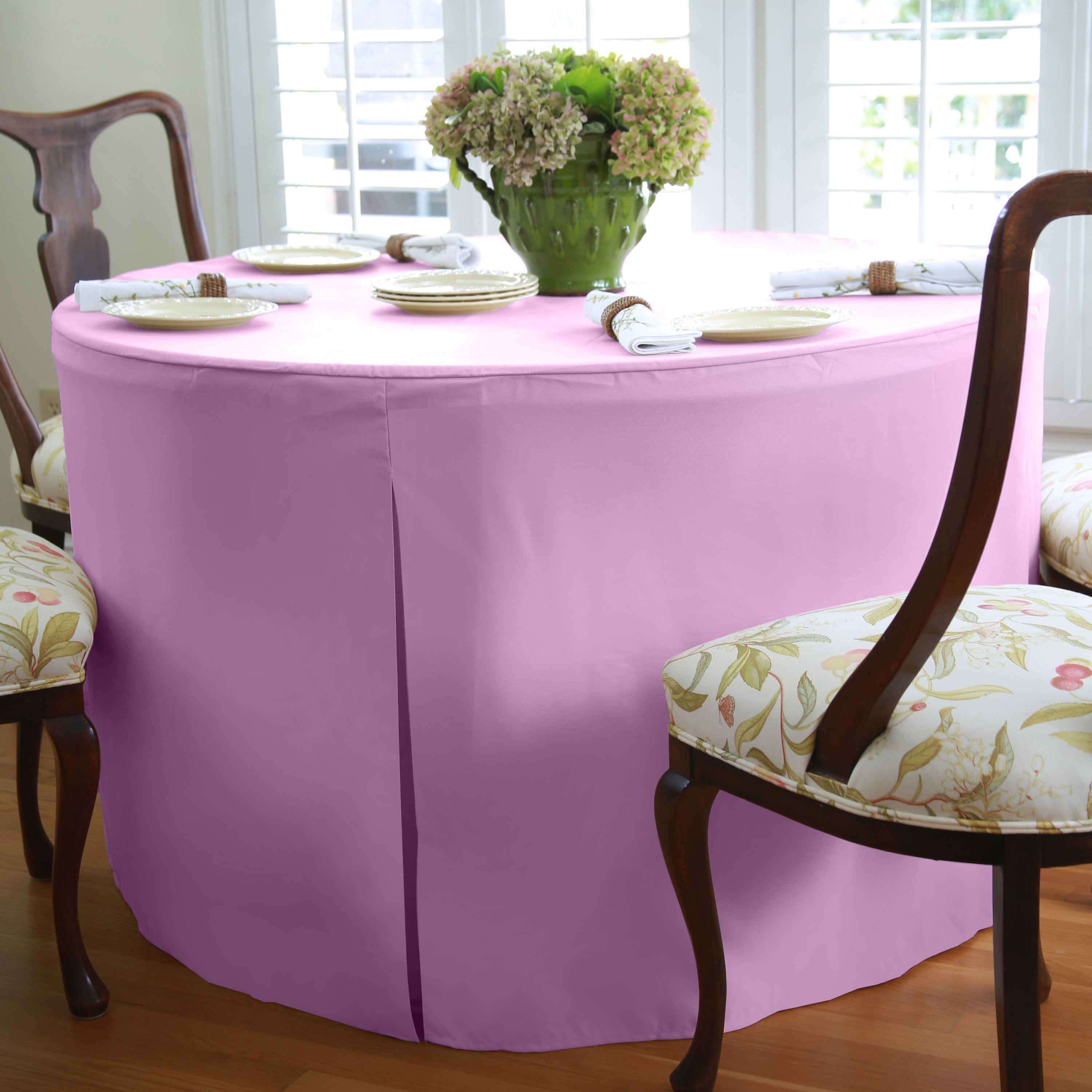 Tablevogue 30" x 30" Fitted Tablecoth Cover, Multiple Colors and Sizes Available