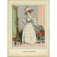 thumbnail image 2 of PI Collection 14x18 Gold Ornate Wood Framed with Double Matting Museum Art Print Titled - Vintage Woman, 2 of 4