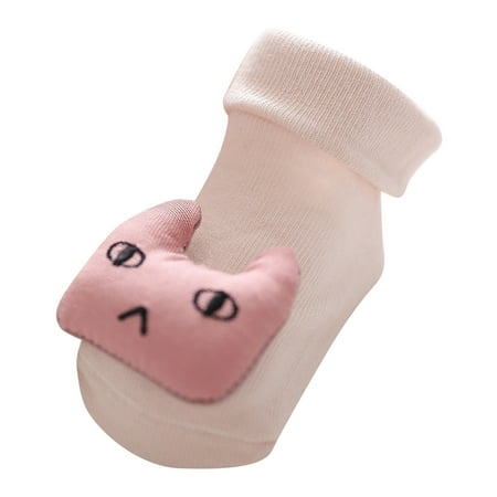 

ZMHEGW Baby Girls Boys Anti-Slip Stereoscopic Cartoon 3D Floor Socks