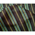 thumbnail image 3 of oneOone Silk Tabby Fabric Multicolor Stripe Print Sewing Fabric BTY 42 Inch Wide, 3 of 3