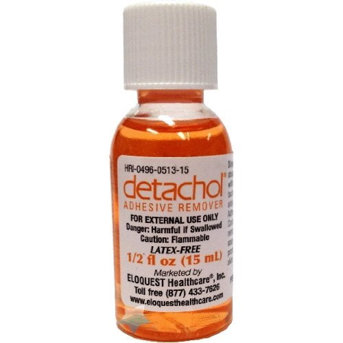 Detachol Adhesive Remover 1/2 (.5) oz Screw Top Bottle, 15 mL Walmart