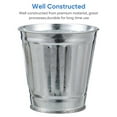 thumbnail image 6 of QUTETN Mini Trash Can Outdoor Garbage with Lid Container Waste Paper Basket Vintage Metal Office, 6 of 10