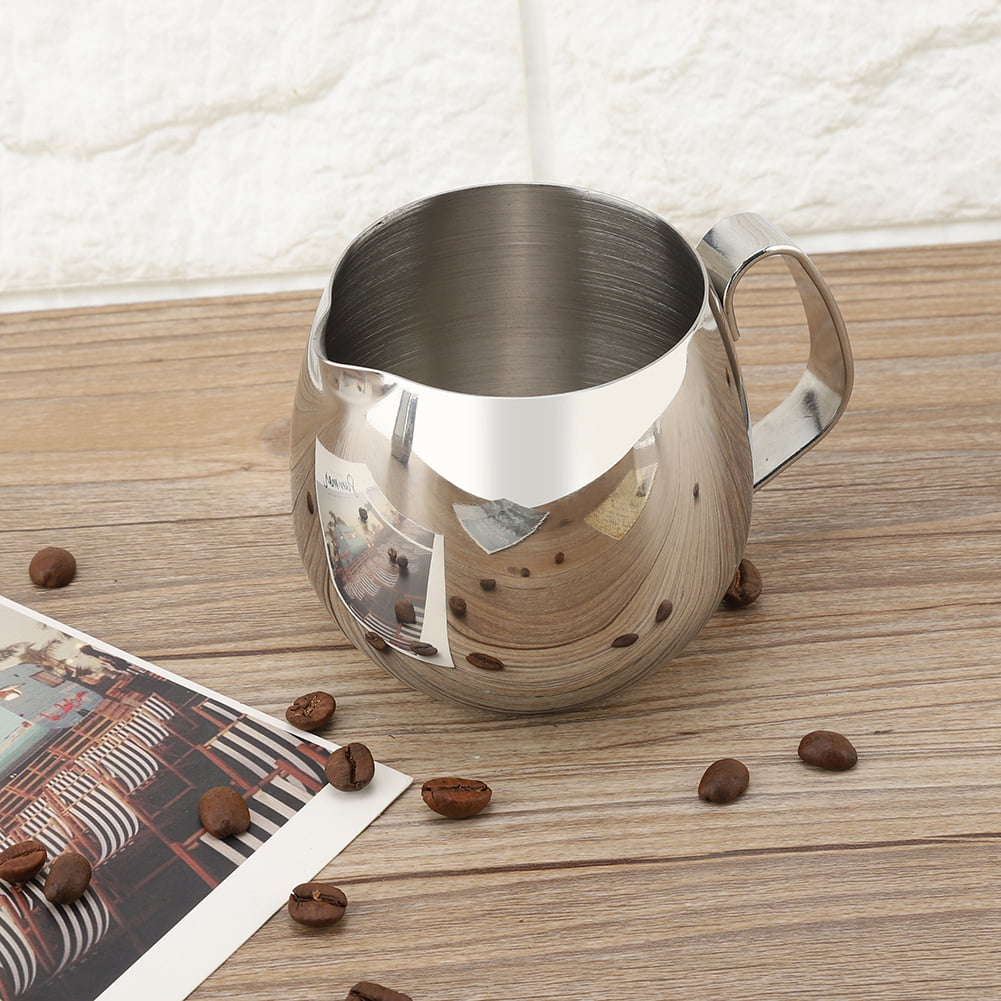 Size : 300ml Milk Pitcher Cup Colorful Stainless Steel Coffee Pitcher Espresso Latte Frothing Pitcher Milk Frothing Jug Coffee Latte Milk Frothing Jug Pitcher