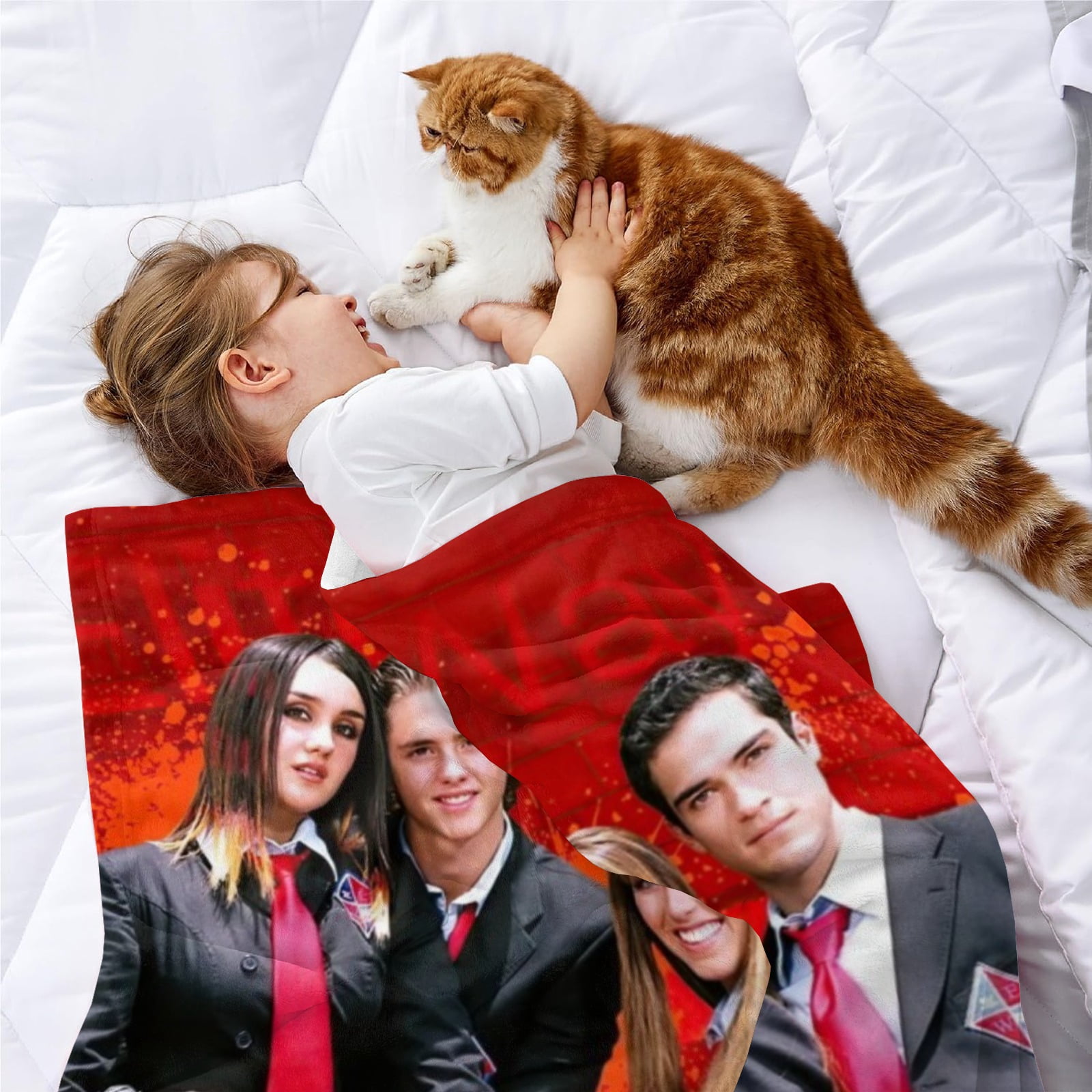 RBD Rebelde Throw Blanket Gifts for Fans Lover Girls Boys Women Present Hoodie Him Bed 30"x40"