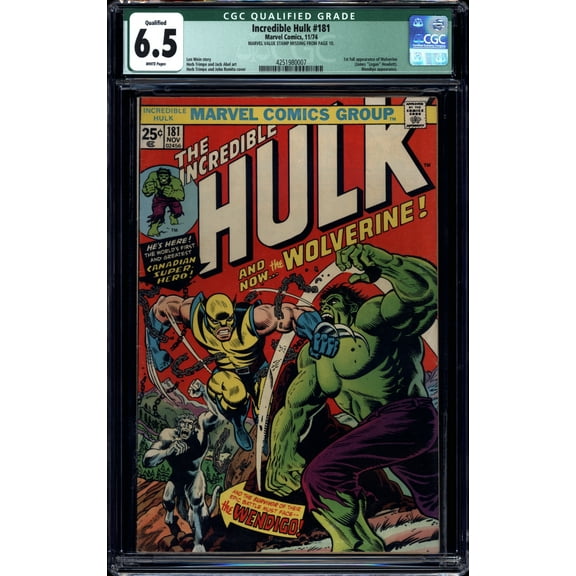Incredible Hulk #181 - CGC 6.5 Comic Book
