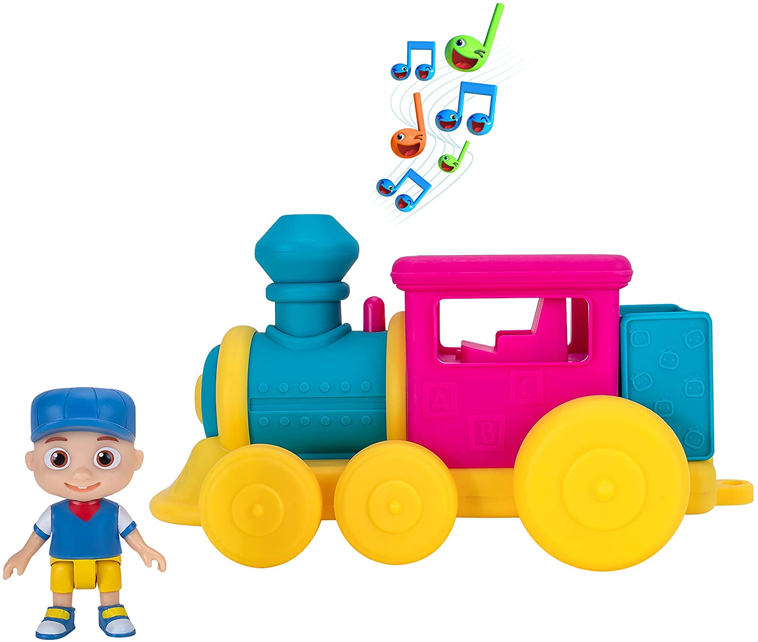 Cocomelon Musical Train Plays Train Song Demo Batteries Included Walmart Com