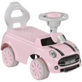 thumbnail image 1 of Auto para Niños Qaba para Empujar con Bocina, Volante, Rosa, 1 of 9