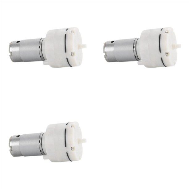 3X Motor de Bomba de Microvacío RS555, 12 V, 15 L/Min, Bomba de Aire Eléctrica de Bajo Ruido, Máquina de Recubrimiento Al Vacío, Bomba de Aire para Pecera