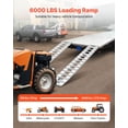 thumbnail image 3 of Loading Ramps, 2 Pcs 94x15 in, 6000 Lbs for ATV, Mower, Tractor, Motorcycle, 3 of 11