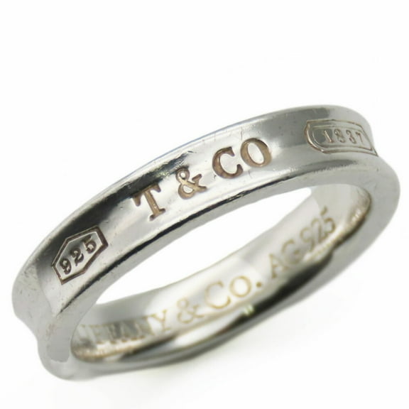 Pre-Owned Tiffany Ring Narrow 1837 Silver 925 Approx. 3.8g Women's TIFFANY&Co. (Good)