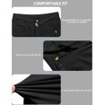 thumbnail image 2 of Little Donkey Andy Men's Quick Dry Stretch Hiking Shorts Lightweight Outdoor Golf Travel Cargo Shorts UPF 50+ Black Size S, 2 of 7