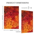 thumbnail image 5 of Kll Autumn Leaf Wall Plate,Gloss Finish,Standard Size 1 - 5" X 3", Polycarbonate Thermoplastic,Electric Receptacle Plug Covers, 5 of 8