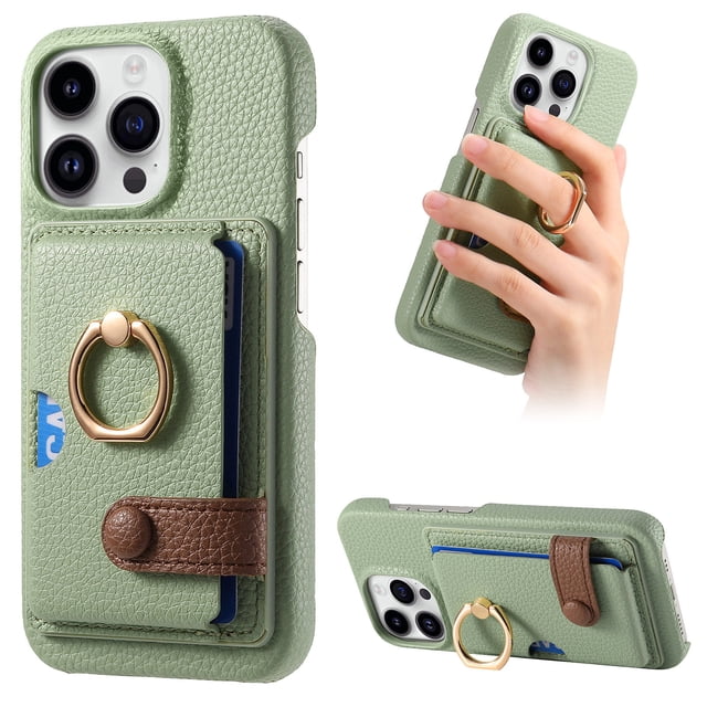 Compatible con Samsung Galaxy A13 4G, Funda GANGXUN con soporte magnético y tarjetero