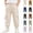 Beige, variant on Frnrwgo Boys Girls Cargo Pants Loose Fit Lightweight Elastic Waist Casual Daily Joggers 3-13 Years, Beige
