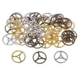 thumbnail image 2 of 50 Pieces Antiqued Bronze/Gold Plated Metal Steampunk Jewelry Making Charms Watch Wheel Pendants Ancient fit Necklace Bracelet Crafts Making perfecl Encantos de engranajes Steampunk, 2 of 7