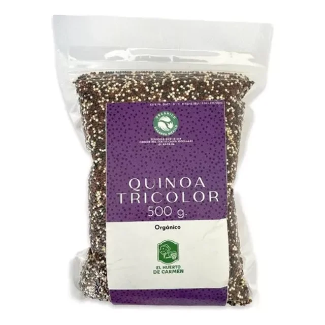 Quinoa Tricolor Orgánica Agroecológica 500g Huerto De Carmen
