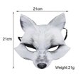 thumbnail image 3 of Erotic Women Sexy Mask Half Face Fox Cosplay Halloween Party Mask Masquerade Ball Fancy Masks Animal Eva Head Mask, 3 of 4