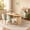 Natural Oak, variant on KeyWhat 63" Oval Dining Table for 4-6 People, Modern Farmhouse Kitchen Table with Fluted Base, Wood Luxury Table for Gathering, Kitchen, Dining Living Room, Natural Oak