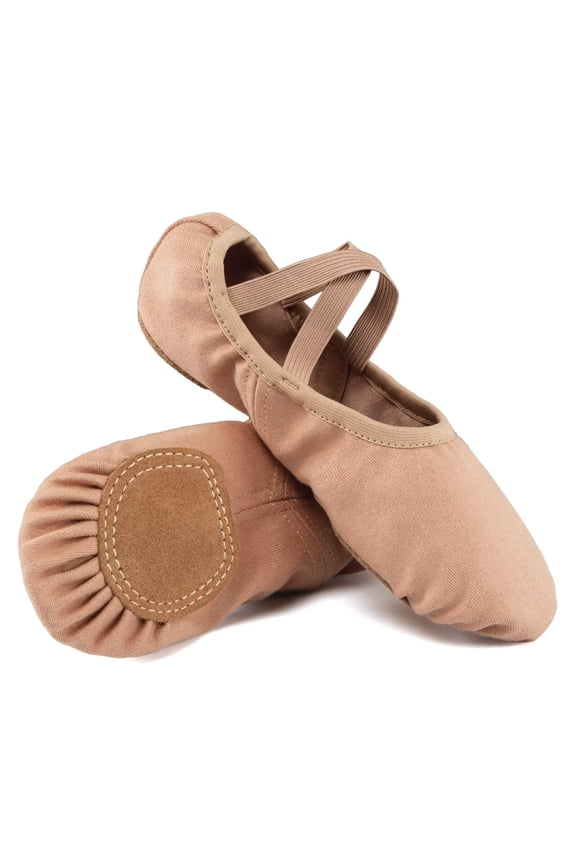 Women's Ballet Shoes High Stretch Canvas Ballet Slippers for Girls