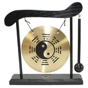 Taiji Zen Table Gong Feng Shui Meditation Desk Bell Home Decor Housewarming Congratulatory Blessing Gift (Taiji Gong-WDC969)