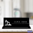thumbnail image 2 of Handmadetneonsign Oil Field Metal Name Plate, Petroleum Engineer Engraved Desk Sign, Table Office Decor 048052, 2 of 4