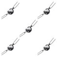 thumbnail image 1 of Guardoinrt Heart Decor Matching Bracelets Set for Accessory Women Delicate Men Black White Cat 45cm 5Set, 1 of 6