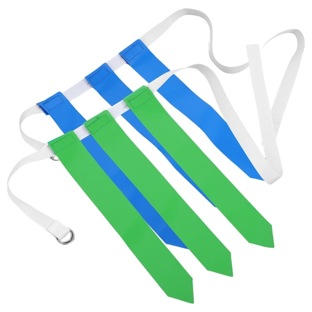 OULII 2Pcs Football Waist Flags With Durable Design For Enthusiastic Football Players for Fan Gear