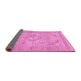 thumbnail image 2 of Ahgly Company Indoor Square Medallion Pink Traditional Area Rugs, 5' Square, 2 of 4