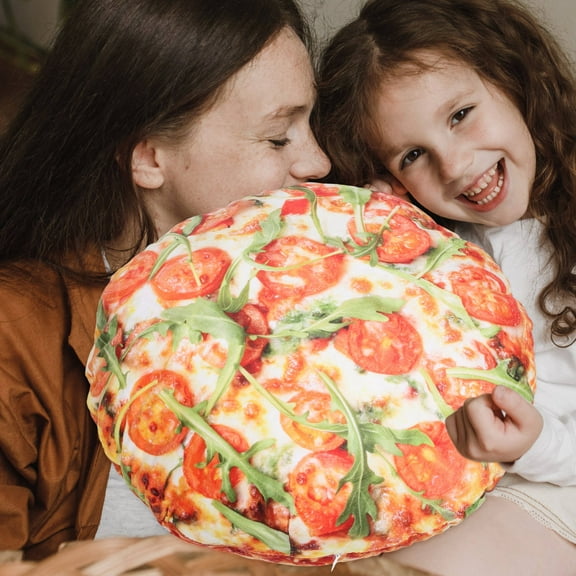 OATIPHO Plush Pizza Cushion Soft Stuffed Food Pillow Decorative Throw Pillow for Sofa