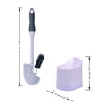 thumbnail image 3 of Dream Bath Heavy Duty Toilet Brush with Shred Proof Bristles, plastic handle, and Solid Plastic Open base, White, 3 of 10