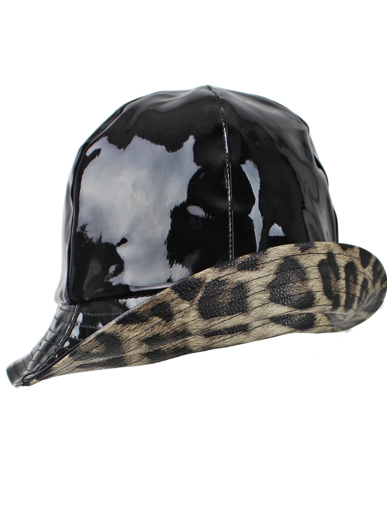 Black Water Proof Bucket Rain Hat With 