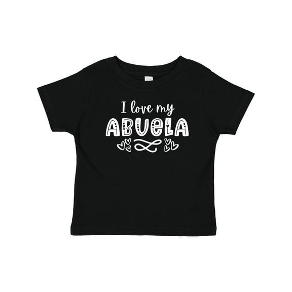 Inktastic I Love My Abuela with Hearts Boys or Girls Baby T-Shirt