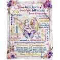 thumbnail image 1 of LHSHID 100th Birthday Gifts for Women 100th Birthday Blanket 100 Year Old Birthday Gifts for Granma Mom Wife Sister Birthday Gifts for Women Happy 100th Birthday Party Decorations 50x60in, 1 of 6