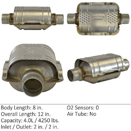 OE Replacement for 2009-2013 Nissan 370Z Rear Catalytic Converter (40th Anniversary Edition / Base / Nismo / (Best Exhaust For 370z Nismo)