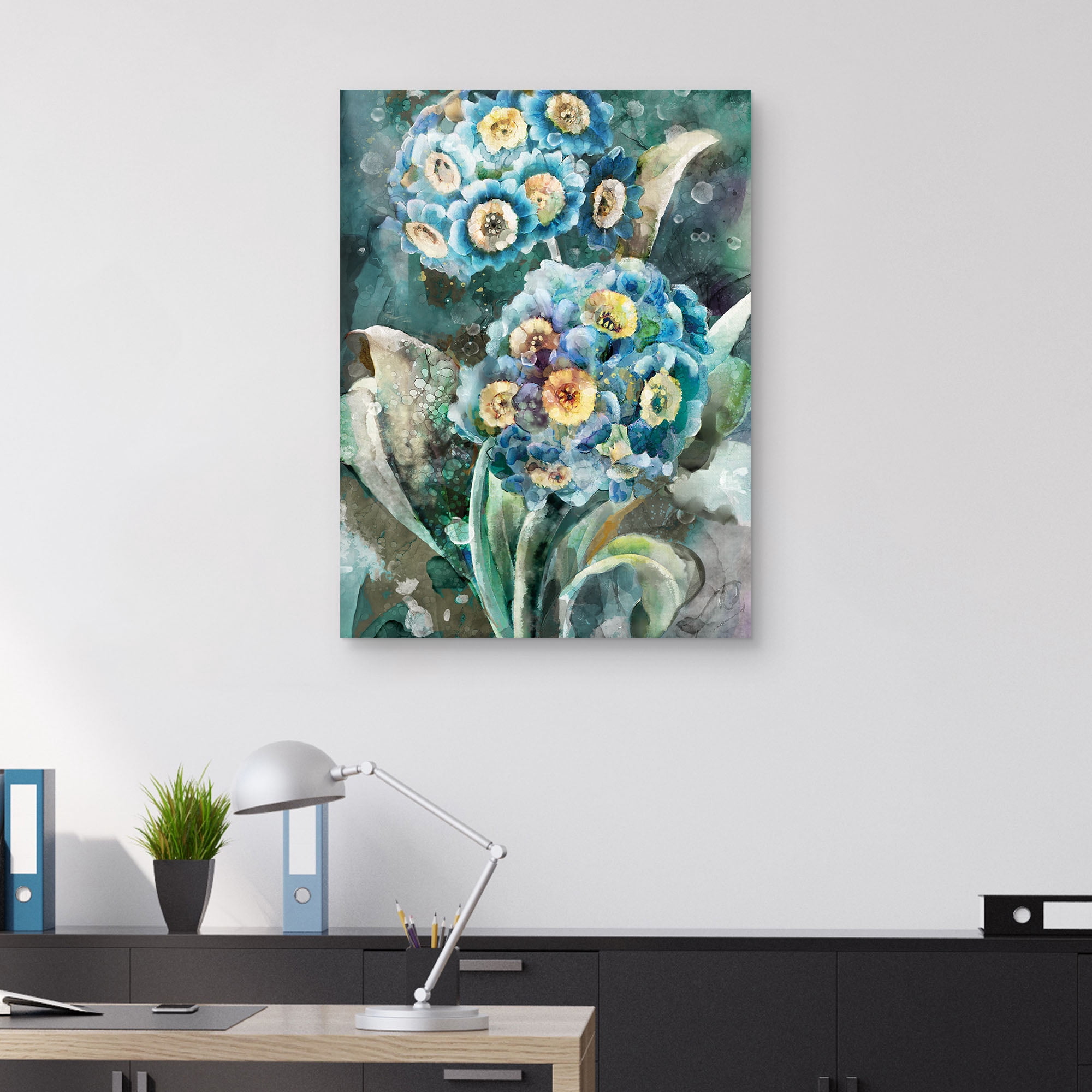 Botany Wash II by Studio Arts Canvas Art Print, 1.5" x 30"