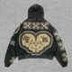 thumbnail image 2 of Ropa Y2k Harajuku Ropa de calle retro Ropa Y2k Sudadera con estampado de patrón Sudadera con capucha de gran tamaño Sudadera con capucha Harajuku, 2 of 3