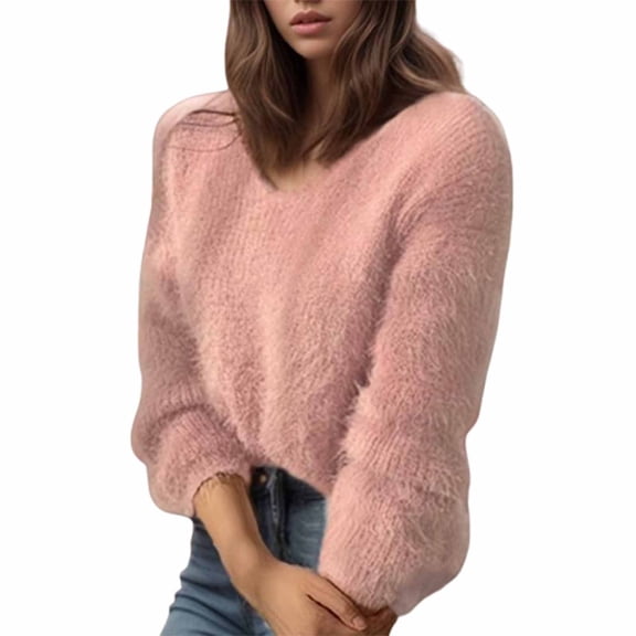 Winter Fashion Saving BeiFu Sweaters for Women Winter Long Sleeve Pullover Trendy Winter Tops Fall Clothes Sweaters Women Long Sleeve Shirts