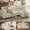 Beige, variant on BINBANK Sleeper Sofa Bed 2 in 1 Pull Out with Storage Chaise for Living Room, , Grey Chenille Couch with Storage Chaise & USB